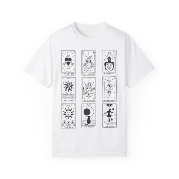 Tarot Card T-shirt Featuring The Lovers, The Star, The Empress & more positive feminine energy cards - Image 4