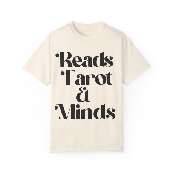 Reads Tarot & Minds Funny Tarot T-Shirt - Image 4