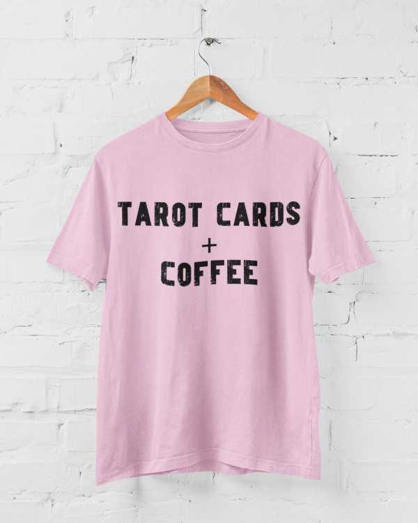 Funny Tarot Cards + Coffee T-shirt