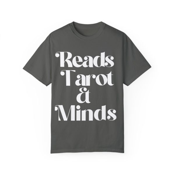 Reads Tarot & Minds Funny Tarot T-Shirt - Image 6