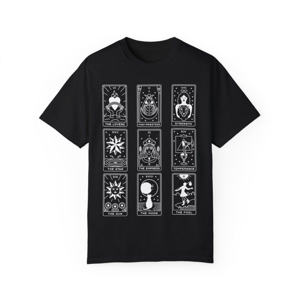 Tarot Card T-shirt Featuring The Lovers, The Star, The Empress & more positive feminine energy cards - Image 8