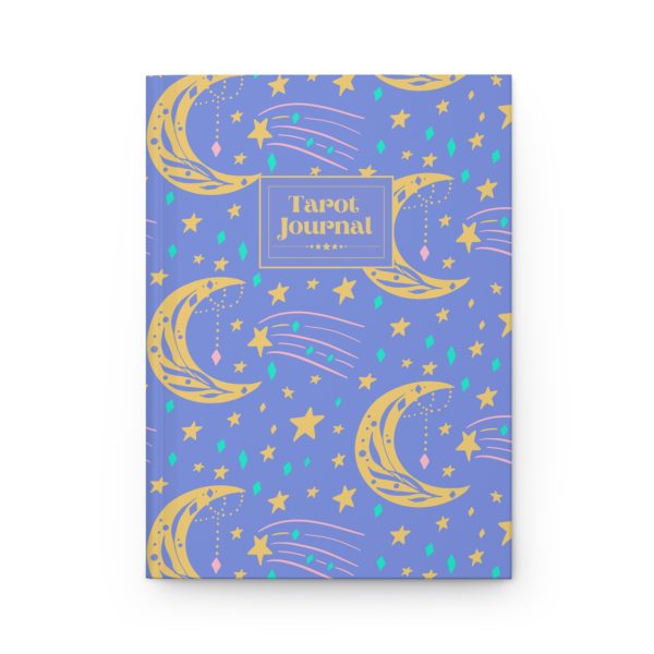 Lunar Enchantment Tarot Journal – Hardcover with Moon & Star