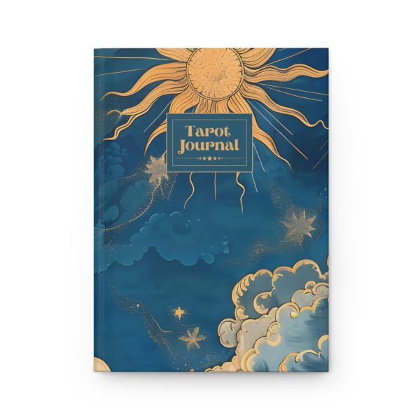 Cloud & Sun Tarot Journal – Hardcover Tarot Journal for Guided Wisdom