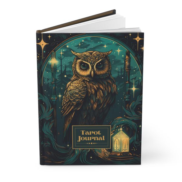 Owl’s Wisdom Tarot Journal – A Hardcover Companion for Intuitive Readings with Mystic Owl Cover - Image 2