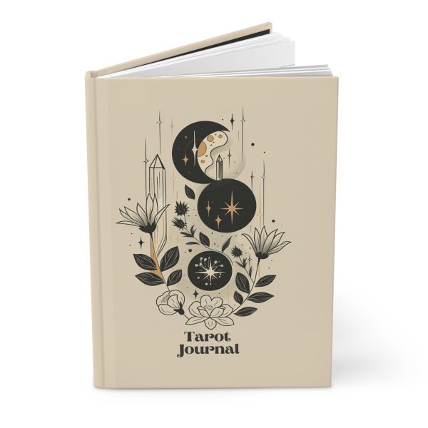 Celestial Bloom Tarot Journal – Hardcover Tarot Journal with Floral Design - Image 2