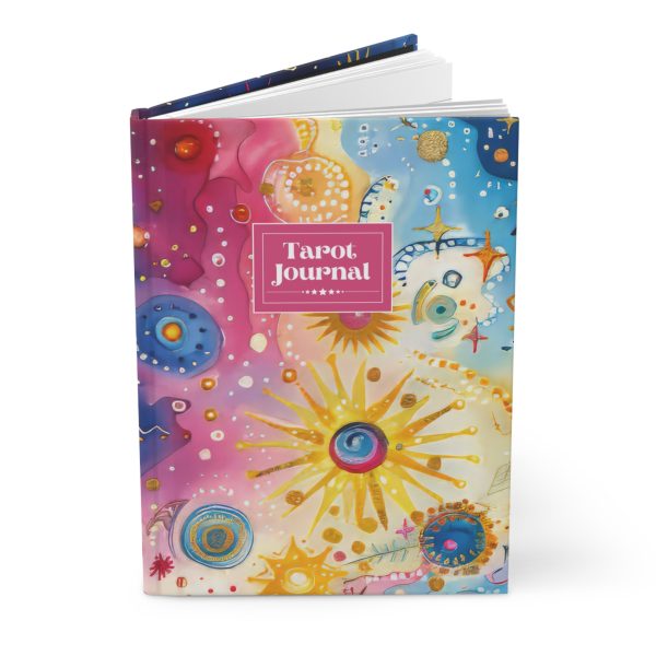 Solar Radiance Tarot Journal – Hardcover Tarot Journal with Watercolor Sun Design - Image 2