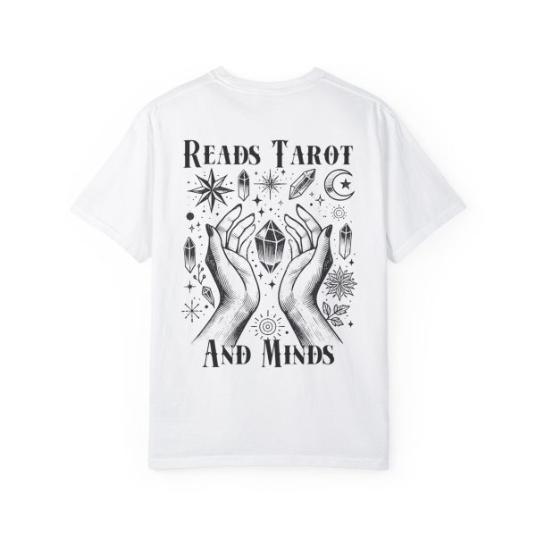 Oversized Tarot T-Shirt - Reads Tarot and Minds Back Print Tee - Image 2