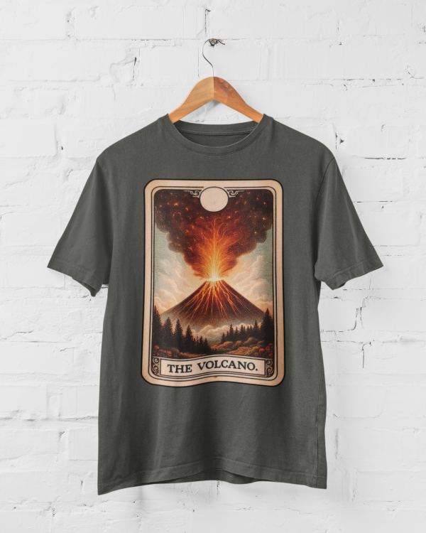 The Volcano Tarot Card T-Shirt