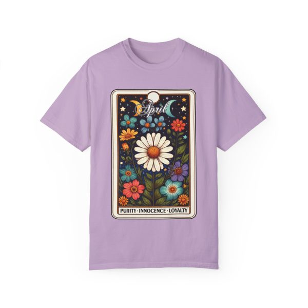April Birth Flower T-Shirt - Image 12