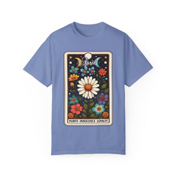 April Birth Flower T-Shirt - Image 8