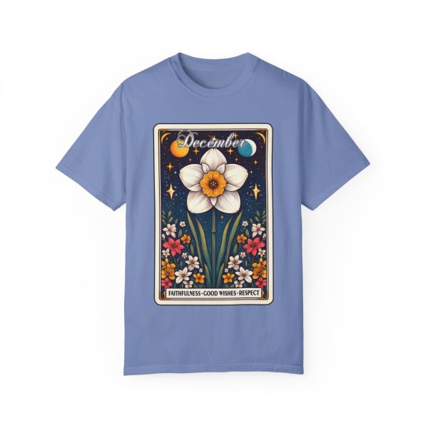 December Birth Flower T-Shirt - Image 8