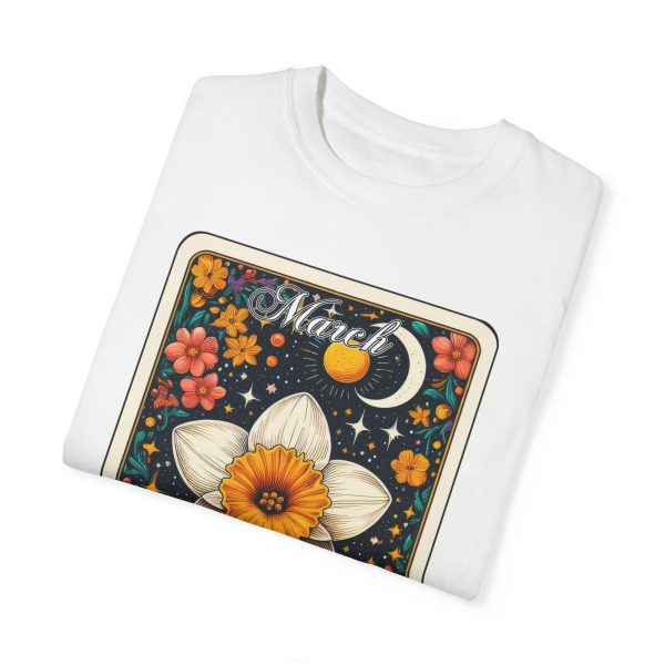 March Birth Flower T-Shirt - Image 3