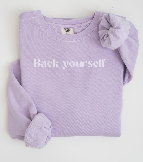 Back yourself Affirmation Sweatshirt - Image 3